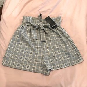 New Nasty Gal Checkered Shorts (6)